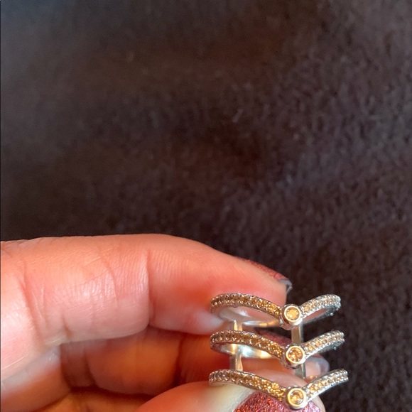 Rhodium Plated Ring - Picture 2 of 3